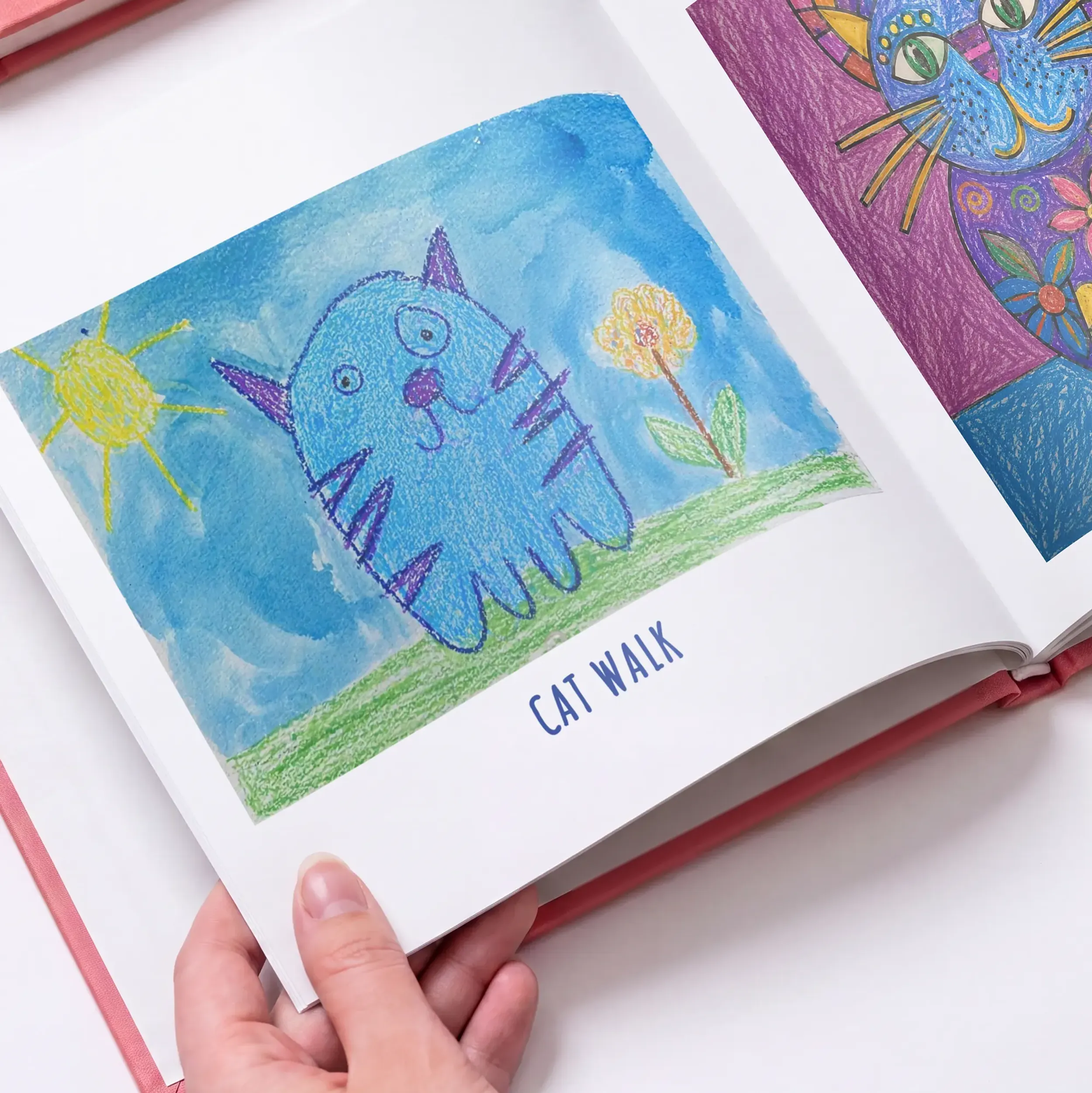 Scribble designs your book as your photos upload. Sit back and experience the magic!