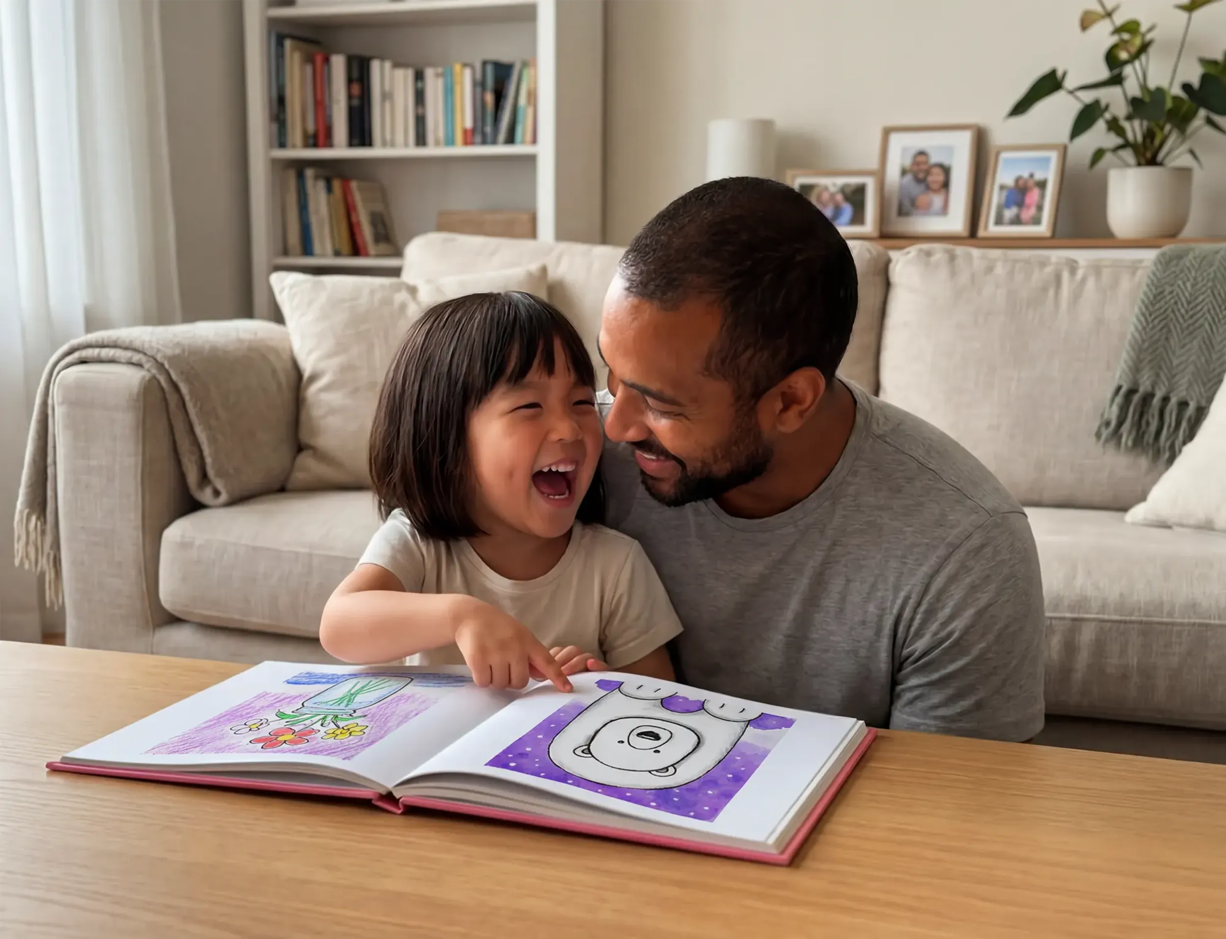 A Scribble Art kids' art book is a thoughtful gift for Father's Day