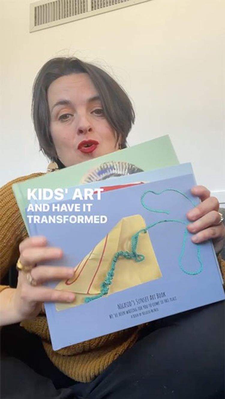 This mom tossed out tubs of artwork