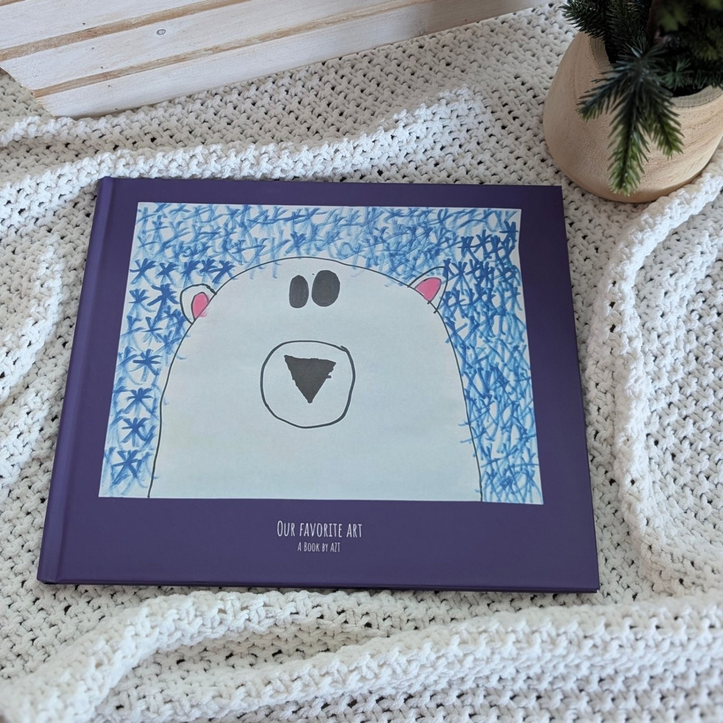 A Scribble Art 12"x10" book for the holidays