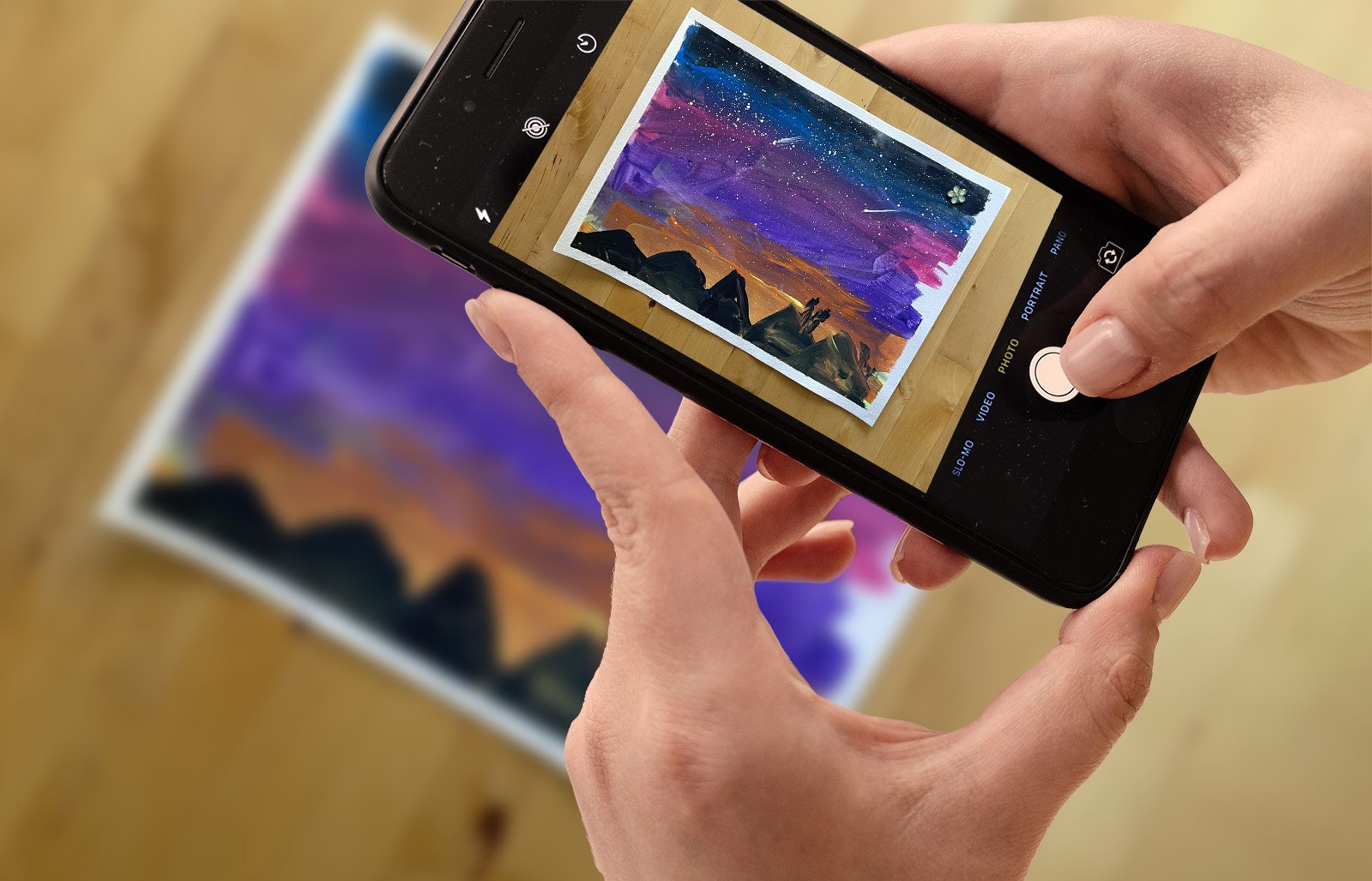 Effortless capturing of images for a Scribble book from your phone